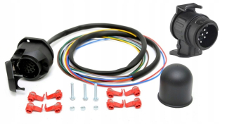 Zásuvka pre prívesný vozík - Band of Towbar 13 pin + adaptér 13/7