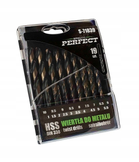 HSS 1-10 mm perfektná kovová vŕtačka