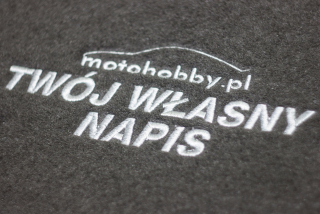 Autokoberce, autorohože - Vlastný nápis na predných kobercoch