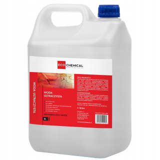 Demineralizovaná voda 20 l Ultra -podobné testy