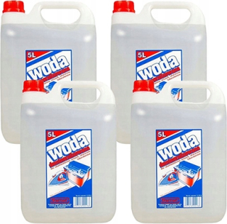 Deminizovaná voda destilovaná 4x5L 20L