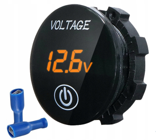 DC LED 5-48V Voltmeter na dotykovej obrazovke