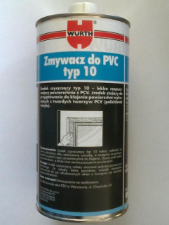 Wurth PVC čistič typu 10, 1000 ml