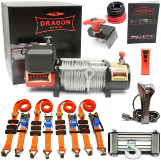 Naviják na offroad - Dragon 6T/12T Car Winch Winch 12v