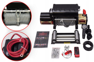 Naviják na offroad - Husar Winch Electric Winch 12V 2000 libier