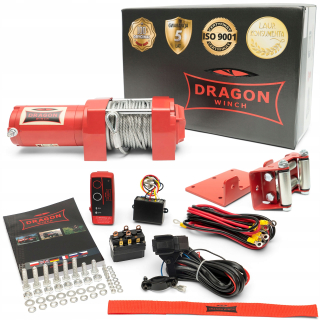 Naviják na offroad - Dragon 3500 12V Elektrický navijak nový model