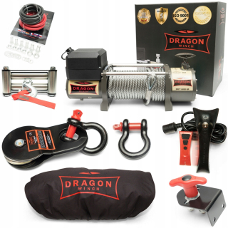 Naviják na offroad - Dragon Winch Dwech12000 HD syntetický