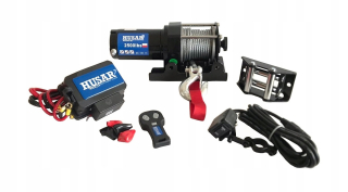 Naviják na offroad - Husar Winch Winch Quad Pluh 2500st Pilot 12 V