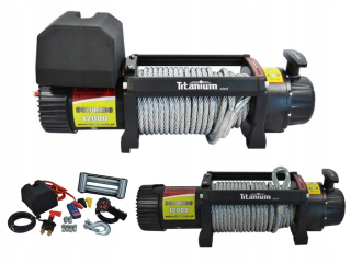 Naviják na offroad - Titanium Winch Colorado Winner 12000 Tombing