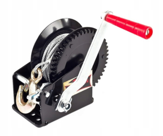 Naviják na offroad - Laná, pásky, Hall Husar Winch HWP8M8T