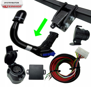 Odnímateľný vlečný háčik+VW Caddy 3+4 III+IV Modul