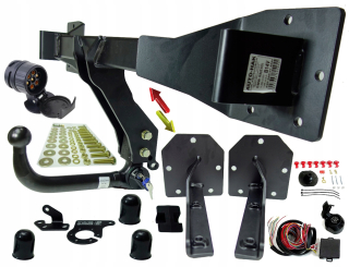 Odnímateľný vlečný háčik+modul BMW X5 E53 00DO2007