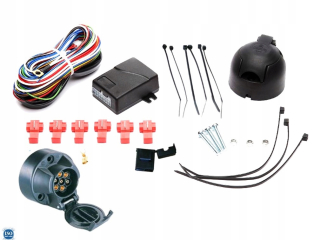 Zásuvka pre prívesný vozík - Bamper 7pin modul pre háčik Citroen C3 Picasso 09-17