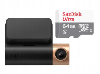 Video rekordér 70mai Dash Cam Lite 2 +karta 64 GB