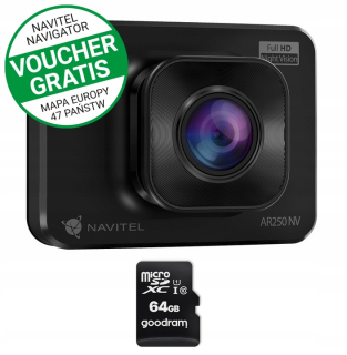 Video rekordér Navitel AR250 NV + karta 64 GB