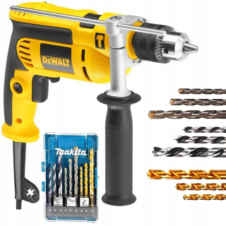 Vrtačka - Dewlt DWD024-QS 230 V 701 W + Makita D71962 Drevené drevené kovové 9 kov