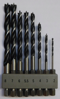 Vrtak, vrtáky - Bosch Bit Bit Fi 2-8 mm HSS Wood Uneo Set
