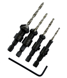 Vrtak, vrtáky - Drevené vŕtačky s XL Tools 5 kusov