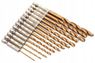 Vrtak, vrtáky - HSS Bit metal vŕtačka pre skrutkovač set 13cz