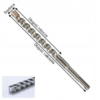Vrtak, vrtáky - NEMSIS 2 SDS-PLUS Vŕta 10x165 mm MAKITA B-58207