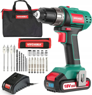 Vrtačka - Hychika DD18F 18 V 10 mm skrutkovač batérie