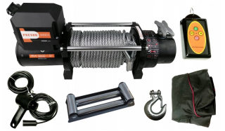 Naviják na offroad - 12000 libier 12 V 5,5T Presco Víťaz 5450 kg