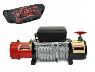 Naviják na offroad - Navijak DWM 13000 HD 6T 12V DRAGON KRYT NAVIJA.