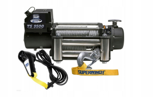 Naviják na offroad - Superwinch Tiger Shark 9500lbs 12v oceľový navijak