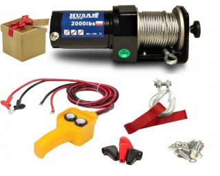 Naviják na offroad - Husar 2000 libier Quad ATV Electric Winch