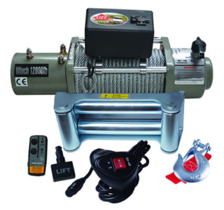 Naviják na offroad - Rawtech 13000lb 24V Elektrický navijak