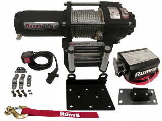 Naviják na offroad - Elektrický navijak pre Quada 12V Runva EWP 3500