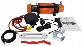Naviják na offroad - Winch Winch 12000lbs 12V BJC Syntetika