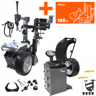 Vyvažovačka kolies - Montážny stroj T202.RN + BALANCER B202LS 3 Merania