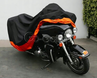 XXXL Orange Motocykl Cover pre Harley