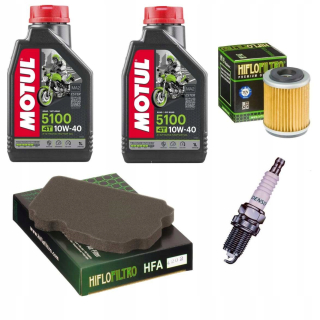 Yamaha TW125 / TW 200 Trail Oil+Filtre+sviečka