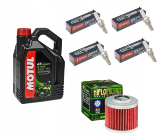 Yamaha XJR 1200 XJR1200 Motul 4L + filter + sviečky