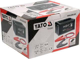 Klinový remeň kosačky - Elektrónový usmerňovač Yato 12/24V 15a Štart-830 Štart