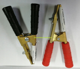 Klinový remeň kosačky - Żabka Clamp pre 300A Boot Cables Plus