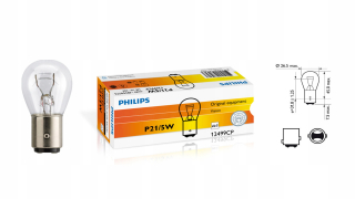 Žiarovky - Žiarovka 12V P21/5W 21/5W Two -Federation Philips