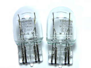 Žiarovky - Bublinová žiarovka W21/5W Toshiba Original