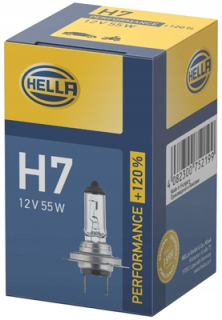 Žiarovky - Bulb H7 55W 12V +120 HELLA 8GH223498031 H7