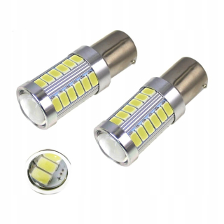 Žiarovky - LED žiarovka 33 SMD 5630 P21W R10W BA15S 10-30V 24V