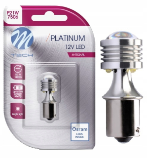Žiarovky - P21W OSRAM LED žiarovka Orange BA15S 12/220