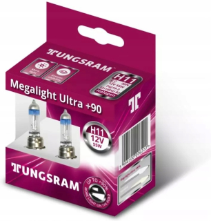 Žiarovky - H11 Tungsram Megalight Ultra +90% žiarovky