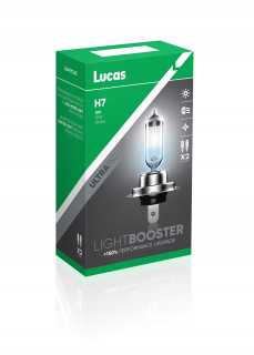 Žiarovky - Lucas Light Booster Ultra +150% H7 12V 55 W žiarovky