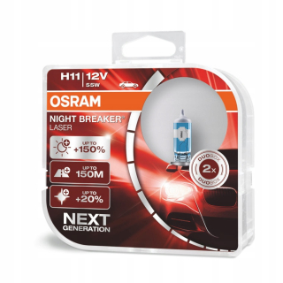 Žiarovky - Žiarovky Osram H11 Night Breaker laser +150%