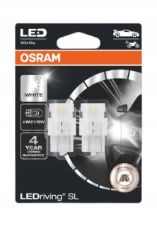 Žiarovky - Osram leadring W21/5W White 6000K Žiarovky - biele