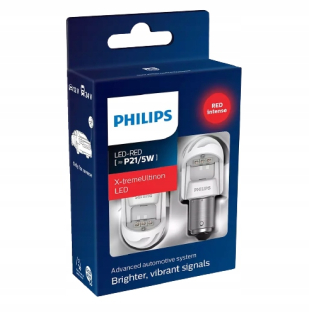 Žiarovky - Philips P21/5W Red LED X-Tremeultinon žiarovky