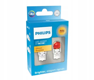 Žiarovky - Philips W21W LED žiarovky Orange Ultinon Pro6