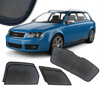 Slnečná clona do auta - Závesy venované Audi A4 B6 Avant 2000-2006